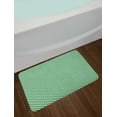 thumbnail image 2 of Abstract Green Bath Mat, Gingham Pattern Crossing Lines and Little Squares, Plush Bathroom Decor Mat with Non Slip Backing, 29.5" X 17.5", Forest Green Fern Green, by Ambesonne, 2 of 2