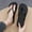 Black, variant on Womens Flip Flops Toe Post Flat Sandals Rubber Sole Beach Slippers For Women Metallic Shiny Straps Open Toe Summer Pool Shoes US: 7 Black