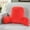 Red, variant on Reading Pillow for Bed Adult Size,Reading Pillow with Shredded Memory Foam, Large Adult Backrest with Arms, Back Support for Sitting Up in Bed,Purple