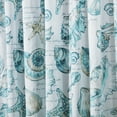 thumbnail image 3 of Barefoot Bungalow  Cruz Coastal Shower Curtain White, 3 of 5