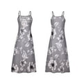 thumbnail image 3 of Lumento Women Sleeveless Night Dress Casual Loose Floral Print Nightgown Pajamas Lounge Sleepwear Plus Size, 3 of 3