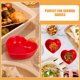 thumbnail image 3 of Cuenco de cerámica con forma de corazón para salsa, plato pequeño para servir aperitivos, bandeja para Sushi, 2 uds., 3 of 7