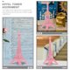 thumbnail image 3 of unbranded 2Ud Torre Eiffel De Metal Rosa Decorativa Duradera Con Y Original, 3 of 8