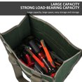 thumbnail image 3 of yeacher Durable Green Canvas Tool Organizer with Reinforced Handles, Spacious Design for Heavy-Duty Use, Model 084-2, 3 of 6