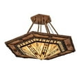 thumbnail image 2 of Meyda Tiffany 193673 Sonoma 6 Light 40" Wide Semi-Flush Ceiling Fixture - Vintage Copper /, 2 of 5