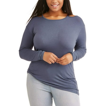 Poof Junior Plus OPP Strappy Neckline Tee