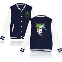 XUANXIAOJIANG Welcome to Derry Baseball shirt fashion trend unisex long sleeved jacket, baseball shirt