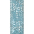 thumbnail image 2 of Rugs.com Lennon Collection Rug – 5 Ft Runner Light Blue Medium Rug Perfect For Hallways, Entryways, 2 of 9