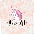 thumbnail image 4 of Inktastic 4th Birthday Cute Unicorn Girls Toddler T-Shirt, 4 of 5