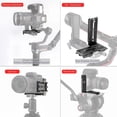 thumbnail image 2 of JLwin JLwin RJ046 Aluminum Alloy L-Shaped Quick Release Plate for Camera Stabilizer Vertical Shooting, 2 of 6