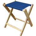 thumbnail image 2 of Blue Ridge Chair Works FSCH04WA Folding Stool - Atlantic Blue, 2 of 2
