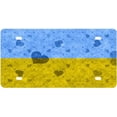 thumbnail image 1 of Ukraine Flag License Plate Cover Car Accessories National Emblem Cover with Screw Cap, 1 of 4