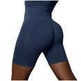 thumbnail image 5 of Hrsba Yoga Shorts,Workout Shorts Women High Waisted Seamless Breathable Stretchy Activewear, 5 of 5