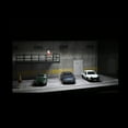 thumbnail image 6 of 1/64 Diorama Garage Model LED Lighting Repair Workshop Scene Model Display Case,Parking Lot Model for Diecast Car Model, With Acrylic Dust Door, 6 of 7