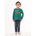 thumbnail image 2 of U.S. Polo Assn. Toddler Boy Stripe Long Sleeve T-Shirt, Sizes 2T-5T, 2 of 4