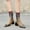 Grey, variant on HKEJIAOI Booties for Women Women's Winter Warm Leather Patchwork Vintage Thick Mid Heel Zipper Rider Ankle Boots