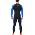 thumbnail image 2 of SLINX Quick Dry Diving Wetsuit Protection One Piece Long Sleeves Diving Suit Back Zipper Swimsuit for Water Sports, 2 of 7