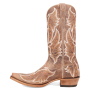 Dan Post Boots Mens Racer Embroidered Snip Toe Cowboy Mid Calf Boots