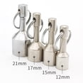 thumbnail image 1 of Magnetic Key Chain Metal Key Ring Stainless SteelStrong Pocket Hanging Holder Portable Tools Silver Lodestone Permanent Magnet YNZ17 Base Diameter 17mm, 1 of 6