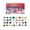 B, variant on 3D Stereoscopic Airplane Box 24PC Crystal Stone Box 24-grid Natural Crystal Stone Label Christmas Advent Calendar Hole Music Blind