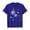 558#Dark blue, variant on Shirts for Women Shirts Women's Cute Round Neck Sunflower Wildflower Flower Lovers Graphic Casual Printed Tee Tops