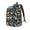 Medium, variant on Bowling Ball Pattern Durable Canvas Backpack for Men & Women – Stylish & Lightweight – Adjustable Straps, Multiple Pockets – Fits 15-17 Inch LaptopsMedium