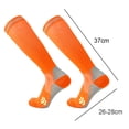 thumbnail image 2 of Calcetines deportivos profesionales de compresión para hombre, adecuados para béisbol, 2 of 5