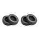 thumbnail image 4 of Sidaley 1 par de almohadillas de esponja de PU para auriculares, portátil, a prueba de polvo, lavable, reemplazo de copa de auriculares, barra de red, Negro 80 mm 2piezas, 4 of 5
