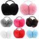 thumbnail image 2 of Felpa Fuzzy Faux Fur Orejeras Warm Classic Mujeres Niñas Orejeras Earlap Glitter Lentejuelas Orejeras Diadema (Color : Black) Adepaton CJWUS-2101, 2 of 6