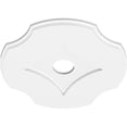 thumbnail image 2 of 18"OD x 3"ID x 6 1/4"C x 1"P Percival Architectural Grade PVC Contemporary Ceiling Medallion, 2 of 11