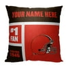 Cleveland Browns NFL "Colorblock" Personalized 18"x18" Pillow