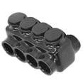 thumbnail image 4 of Conector De Cable Múltiple, Conector De Grifo Múltiple Aislado Conector Aislado De 4 Puertos Conector De Empalme De Alimentación De Cable Múltiple De Doble Entrada Para Alambre De Cobre De Aluminio, 4 of 14