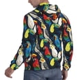 thumbnail image 6 of Haiem Parrot Patterned Men's Hoodie with Kangaroo Pocket - Ideal Pullover Sweatshirt for Daily Wear, Travel, and Home-XX-Large, 6 of 7