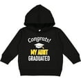 thumbnail image 2 of Inktastic Congrats My Aunt Graduated with Cap Toddler Hoodie, 2 of 4