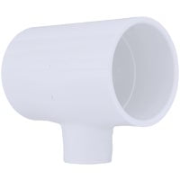 Charlotte Pipe PVC 02400 6300 Reducing Tee Schedule 40 2" Slip T X 2" D Slip PVC