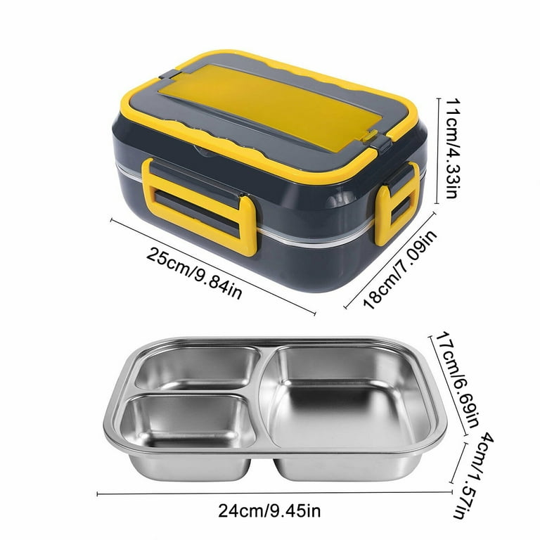  V TOWER Portable Food Warmer Box - USB Powered, Gray, Unisex,  Meal Holder, Office, Camping, Travel: Home & Kitchen