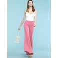 thumbnail image 3 of Made by Johnny Women's Chic Palazzo Lounge Pants XXXXXL PINK, 3 of 6