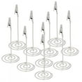thumbnail image 4 of CiCiglow 10 Piezas de Alambre de Metal Clip de Nota de cocodrilo Soporte de Clip de Hierro Soporte de Foto Clips de menú de Papel para Boda, Restaurante, Halloween Soporte con clip Spptty Útiles escolares de oficina, 4 of 7