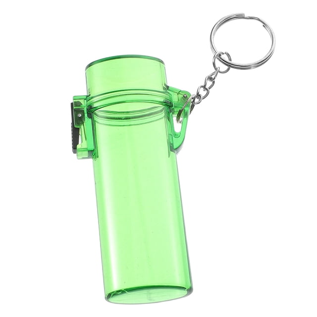 Luxshiny Protector Transparente Para Encendedor Con Funda Reutilizable Y Compacto Con Llavero