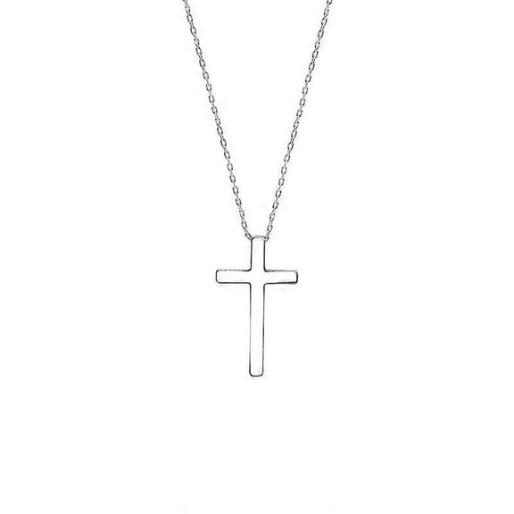 Cross Necklace For Men, Silver Cross Pendant Necklace For Men