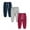 Blue+light gray+dark red, variant on HuaAngel Boys Athletic Sweatpants Cotton with Drawstring Pockets Kids Casual Pants 3 Pack Sizes 2-8