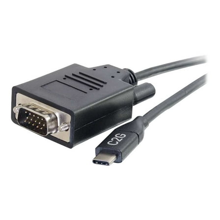 C2G 26894 USB-C to VGA Video Adapter Cable (3 Feet, 0.91 Meters)