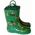 thumbnail image 1 of Foxfire FOX-600-37-11 Childrens Camping Rain Boot, Green - Size 11, 1 of 1