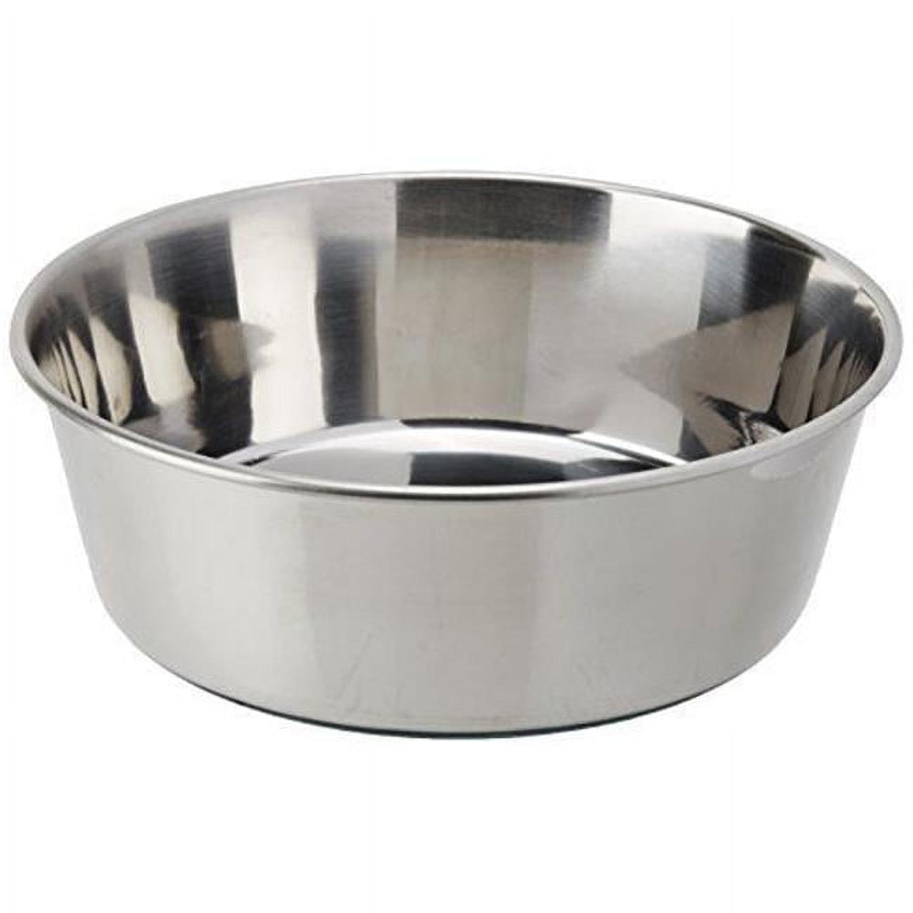 (2 pack) Van Ness Non Skid Medium Stainless Steel Dog Bowl, 48oz