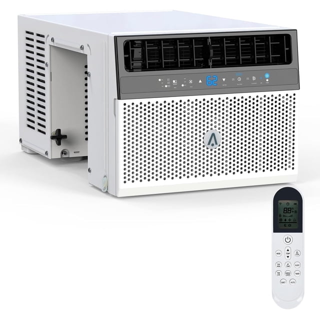 Window Air Conditioner, 6000 BTU Window AC, Cools up to 300 Sq. Ft, Optional WiFi Control, 3 Fan Speeds, 115V/60Hz, Quiet Performance, Easy Mechanical Controls