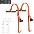thumbnail image 5 of TABODD 2 Pack Heavy Duty Ladder Roof Hook with Wheel Rubber Grip T-Bar for Damage Prevention, Fast and Easy Setup to Access Steep Roofs, 5 of 12