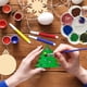 thumbnail image 4 of Kit de pintura navideña de madera para manualidades con 50 adornos, 4 of 7