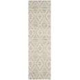 thumbnail image 2 of SAFAVIEH Marbella Alicia Geometric Diamonds Wool Runner Rug, Light Brown/Ivory, 2'3" x 12', 2 of 7