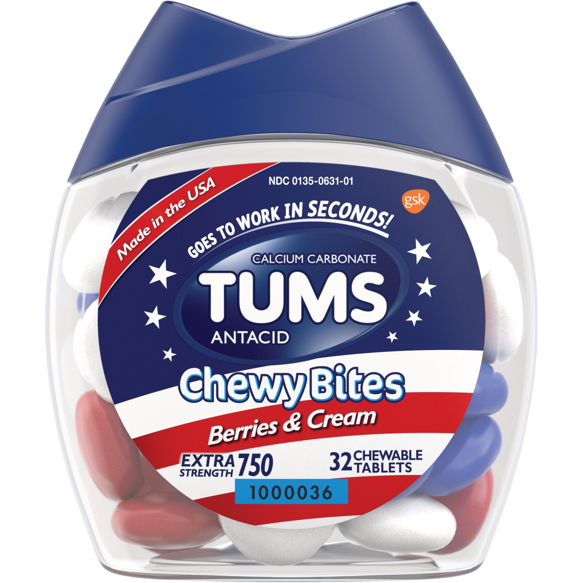 Tums Chewy Bites Antacid Chews for Extra Strength Heartburn Relief