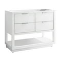 thumbnail image 5 of Avanity ALLIE-V42-WTS Allie 42" Single Free Standing Wood Vanity Cabinet Only - White, 5 of 5